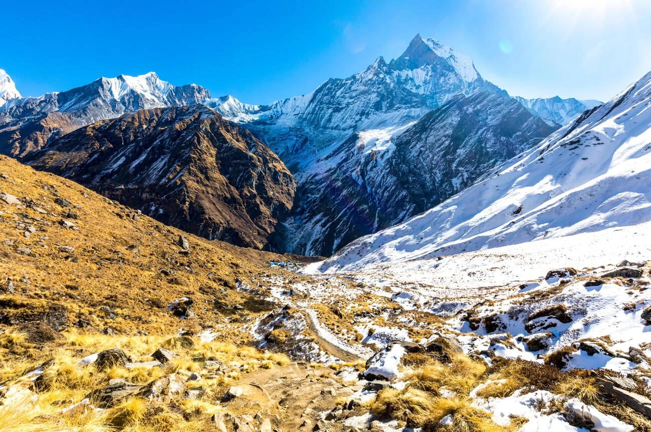 Beautiful Landscapes seen on the way at Annapurna Base Camp Trekking Nepal