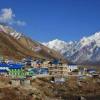 Beautiful landscape in the Langtang valley, Nepal.